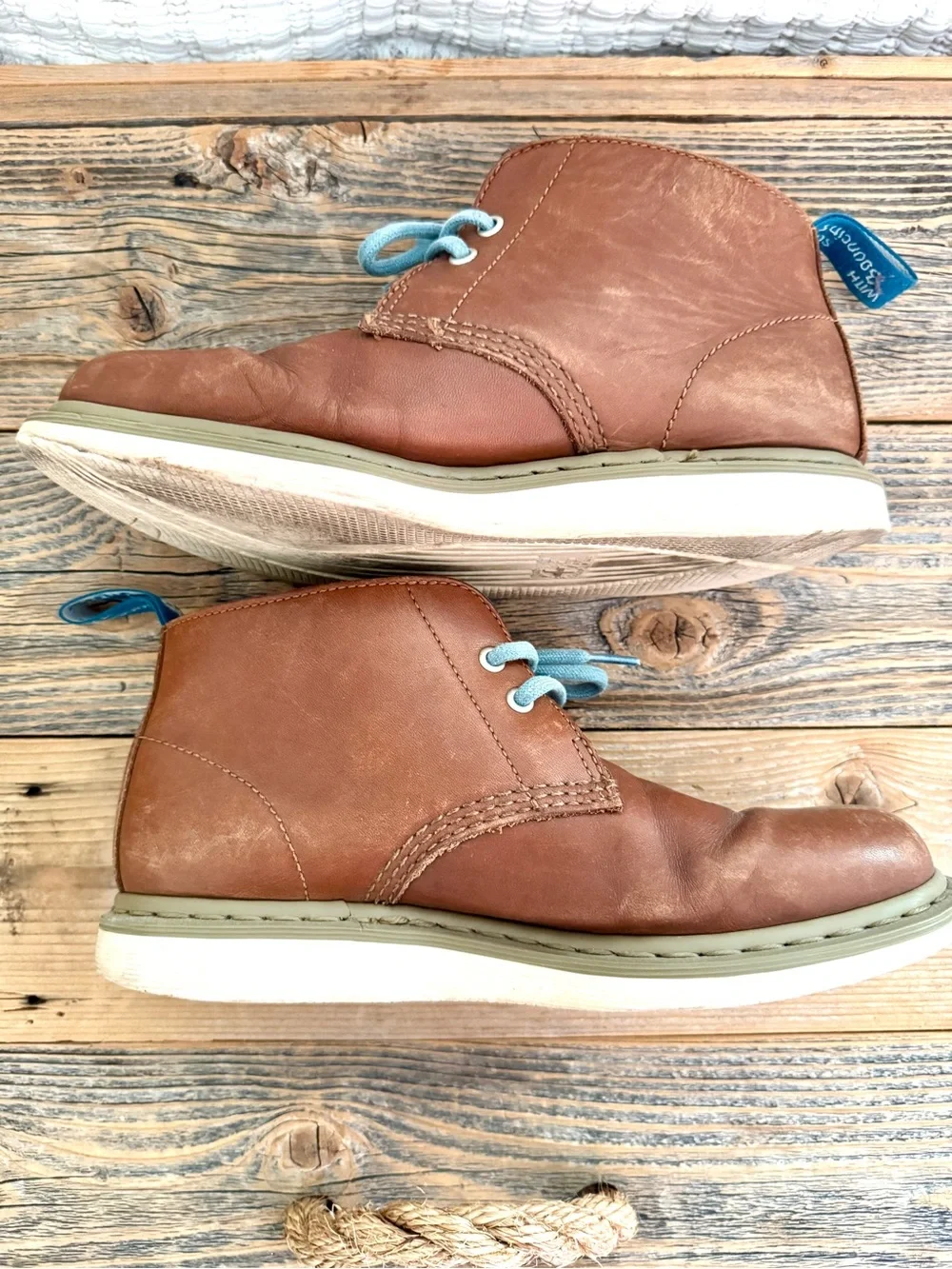 Dr. Martens Manton Brown Leather Chukka Boots Men’s US 10 EU 43 AirWair